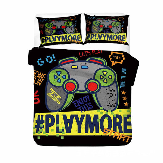 Juego de Cama con Estampado Digital de Controles de Videojuegos - Image 5