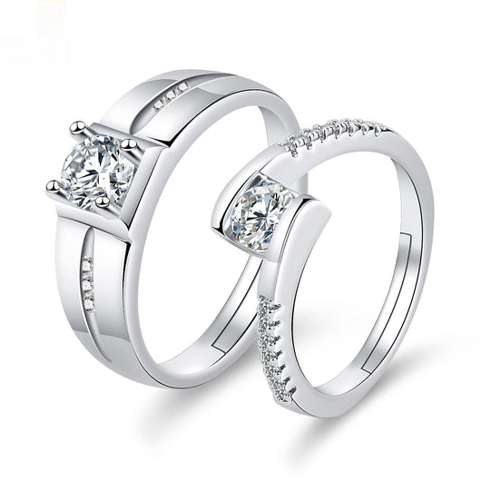 Anillos de Compromiso Moissanita para Parejas - Image 34