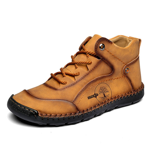 Botas de Cuero Retro Europeas y Americanas - Image 10