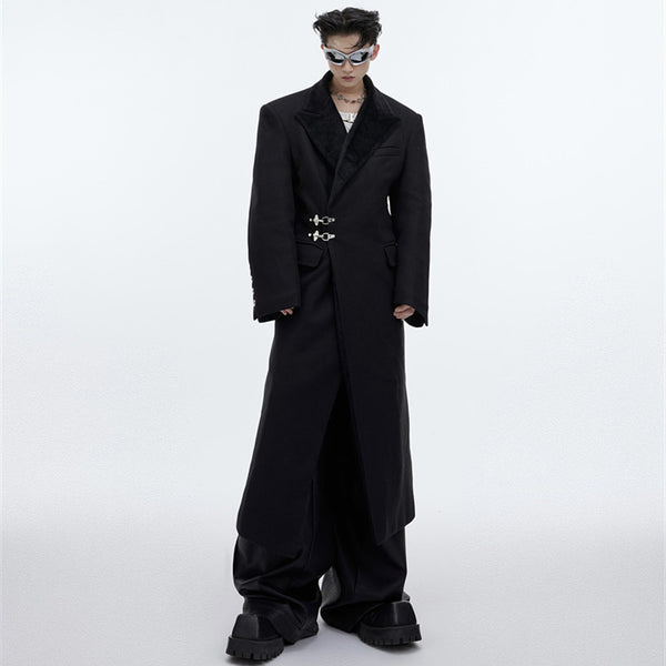 Abrigo Largo Elegante para Hombre - Diseño Over the Knee