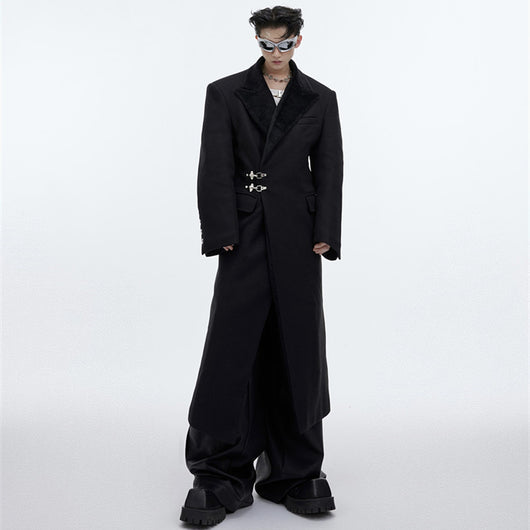 Abrigo Largo Elegante para Hombre - Diseño Over the Knee