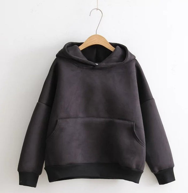Sudadera con Capucha de Gamuza Premium