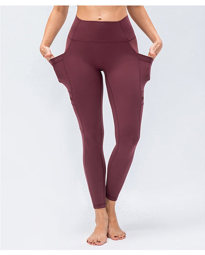 Pantalones de Sudadera Ajustados de Cintura Alta con Bolsillos Laterales - Image 20