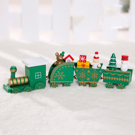 Tren Navideño de Madera - Decoración Festiva - Image 6
