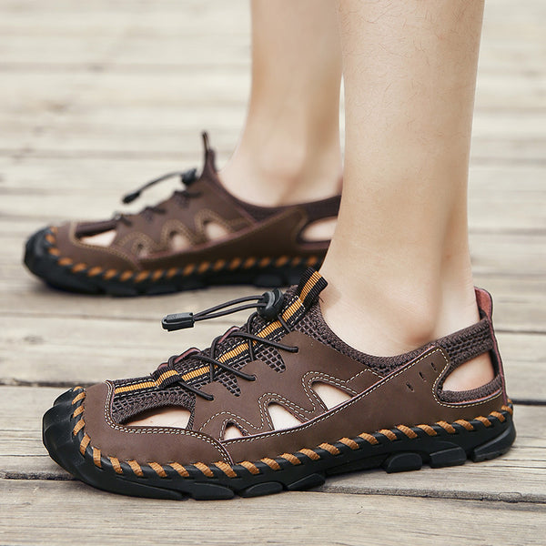 Sandalias Casuales para Hombre Cosidas a Mano