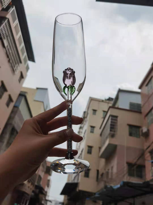 Copa de Champagne Multicolor Rose - Diseño Elegante para Vinos - Image 10