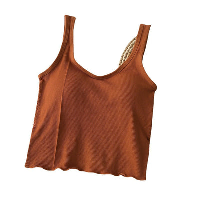 Chaleco Deportivo Interior con Tirantes Finos y Cuello U - Image 5