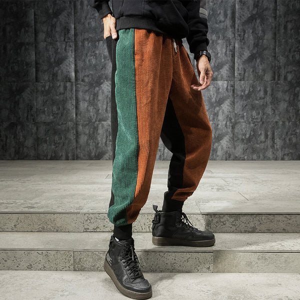 Pantalones Casuales Plus Size de Terciopelo Grueso para Hombre