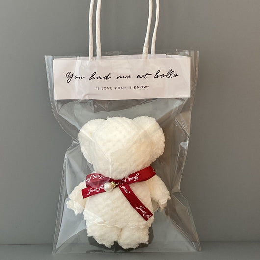 Toalla de Felpa Coral con Osito en Bolsa de Regalo - Image 11