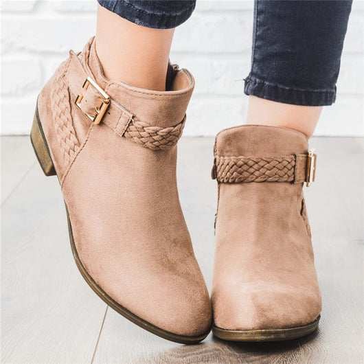 Botines Cómodos de Tacón Bajo para Mujer - Image 5