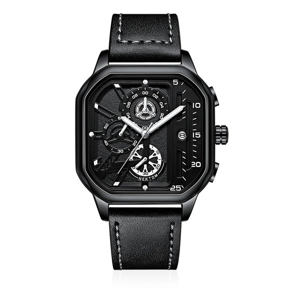 Reloj de Cuarzo para Hombre con Luminosidad y Resistencia al Agua