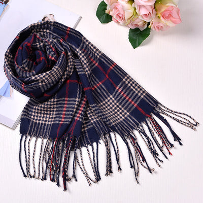 Bufanda Escocesa de Invierno Estilo Británico - Image 26