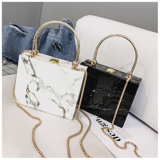 Bolso Cuadrado PU Impreso con Diseño Tridimensional