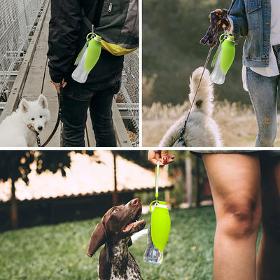Dispensador Portátil de Agua para Mascotas con Tazón Hermético - Image 2