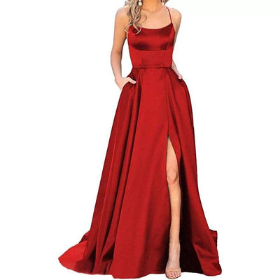 Vestido Largo Ajustado con Hombros Descubiertos para Damas de Honor y Eventos - Image 6