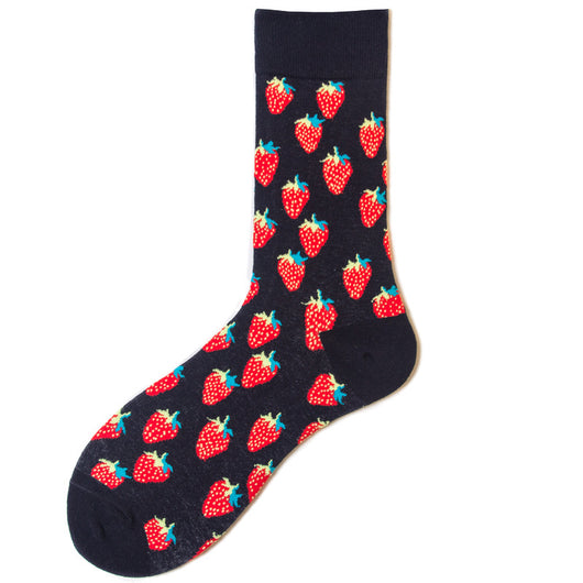 Calcetines de Algodón Estampado Frutas para Hombre y Mujer - Image 11