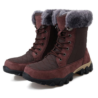 Botas de Nieve Estilo Británico con Suela Gruesa para Hombre - Image 12