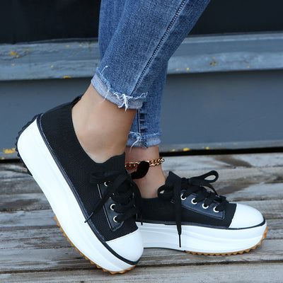 Zapatillas Planas Casual con Punta Redonda y Plataforma Gruesa - Image 17