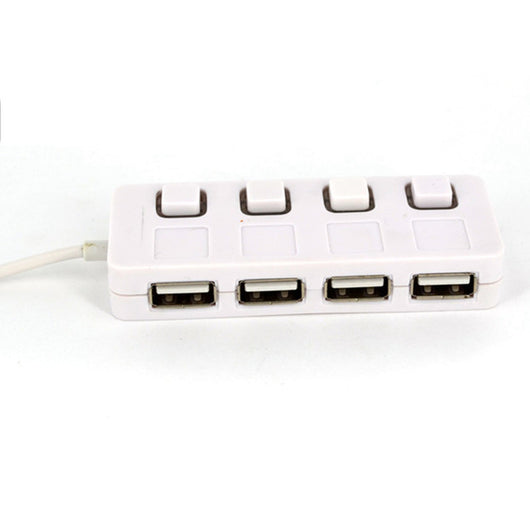 Hub USB 2.0 Multiplicador de 4 Puertos con Botón - Image 13