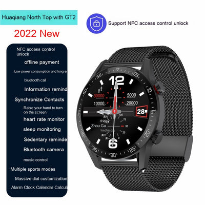 Reloj Inteligente GT2 con NFC, Control de Acceso y Llamadas Bluetooth - Image 2