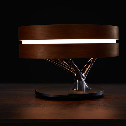 Lámpara Inteligente Bluetooth con Cargador Inalámbrico y Luz LED Circular - Image 5