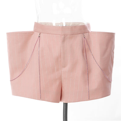 Shorts Brillantes Atrevidos con Strass - Estilo Neutral Chic para Mujer - Image 17