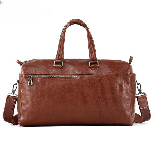 Bolsa de Viaje Ejecutiva de Cuero Estilo Retro - Gran Capacidad - Image 10