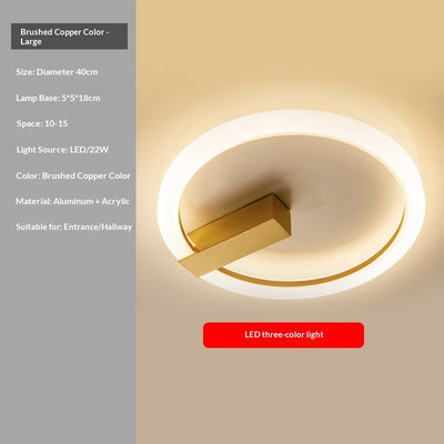 Lámpara de Techo LED Minimalista Nórdica para Recibidor y Entrada - Image 23