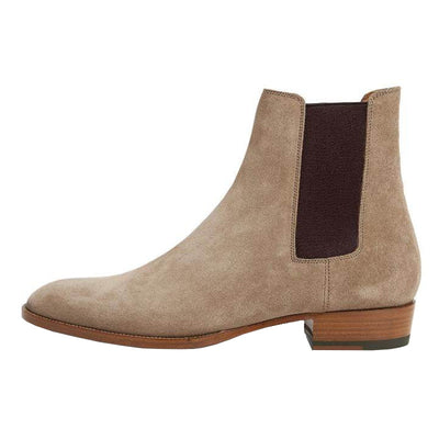 Botas Martin de Cuero Nobuk Puntera Afilada para Hombre - Image 12