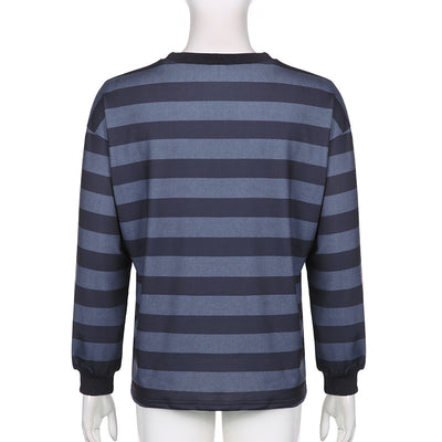 Sudadera Rayada de Manga Larga para Mujer - Image 12