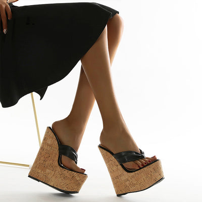 Sandalias Tipo Flip Flop con Tacón Alto de 16 cm para Mujer - Image 13