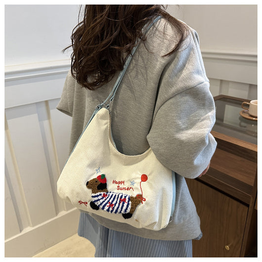 Bolso Tote Retro de Gran Capacidad para Mujer - Bolsa Casual de Hombro - Image 45