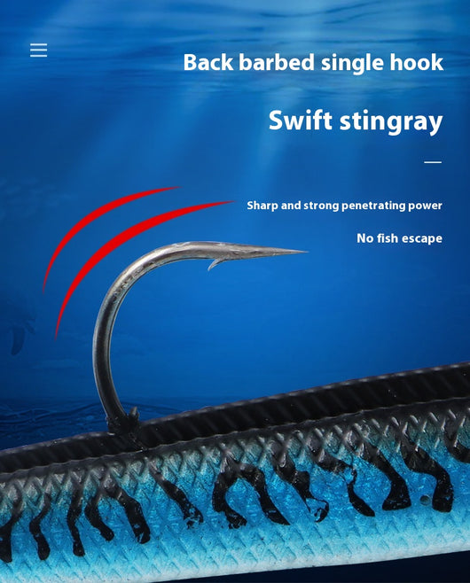 Anzuelo Artificial con Cola Suave - Señuelo de Pesca Profesional - Image 17