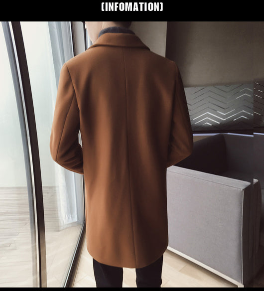 Abrigo de Lana Clásico para Hombre - Image 3