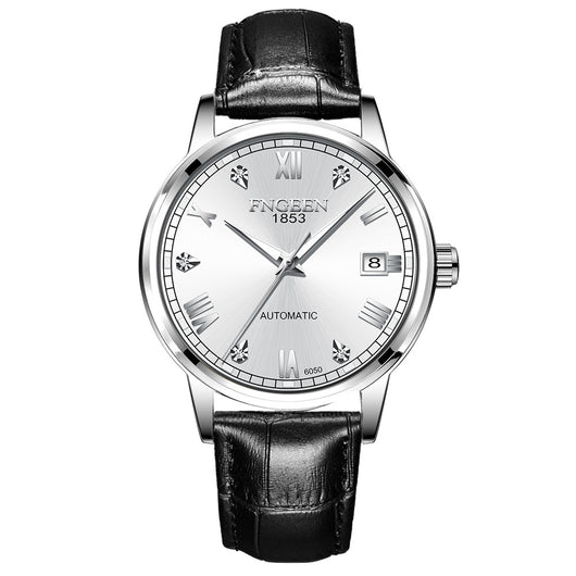 Reloj Automático de Acero Inoxidable Estilo Cinturón Ejecutivo Impermeable con Luminiscencia - Image 15