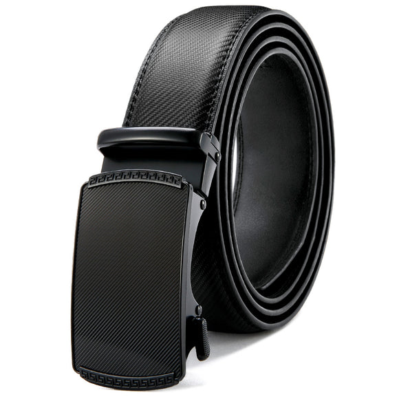 Cinturón de Cuero para Hombre con Hebilla Automática