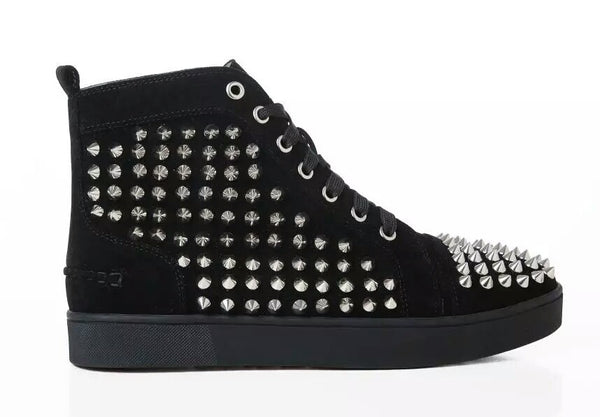 Zapatillas Altas Casuales Unisex con Suela Gruesa y Detalles de Strass
