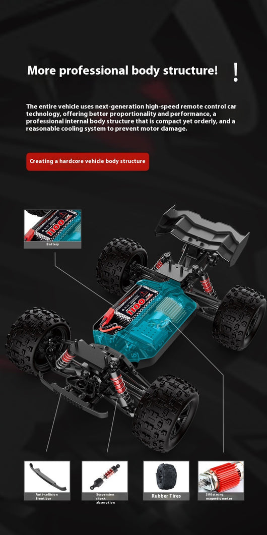 Auto RC Todoterreno 4x4 de Alta Velocidad con Tracción Integral y Control Remoto - Image 40