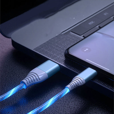 Cable USB de Carga Rápida y Transferencia de Datos con LED - Image 2