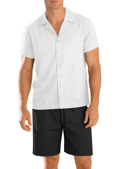 Conjunto de Camisas Casuales de Manga Corta para Hombre - Image 4