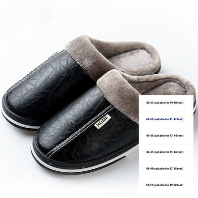 Pantuflas de Algodón Impermeables con Suela PU - Image 13