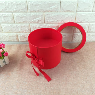 Caja Cilíndrica Giratoria Doble para Flores y Regalos - Image 6