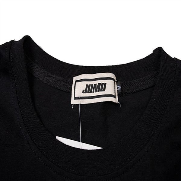 Blusa Holgada de Manga Flotante Corta