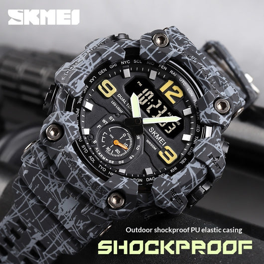Reloj Deportivo Digital Resistente para Hombre con Pantalla Grande y Sincronización Electrónica - Image 13