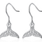 Aretes de Plata Colita de Ballena 925