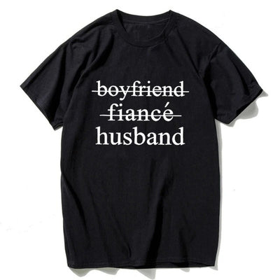 Camisetas para Parejas Novio Novia Comprometidos - Image 3