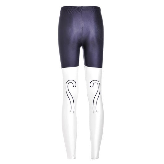 Leggings Deportivos Mujer Estampado Gato Blanco - Image 7