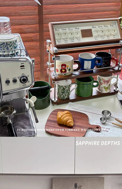 Repisa Estante para Máquina de Café Estilo Retro Moderno - Image 17