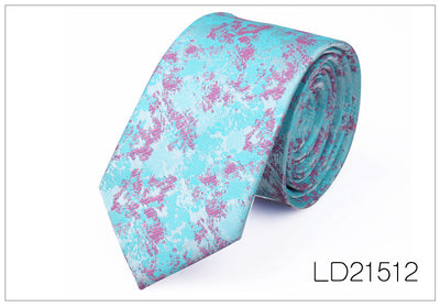 Corbata Casual Moderna con Estampado Floral - Ancho 6cm - Image 13