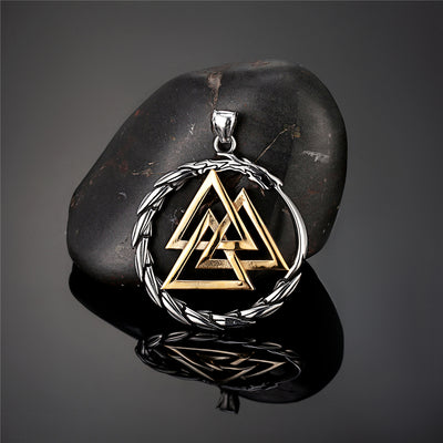 Collar Acero Inoxidable Vikingo Dragón Nórdico para Hombre - Image 3